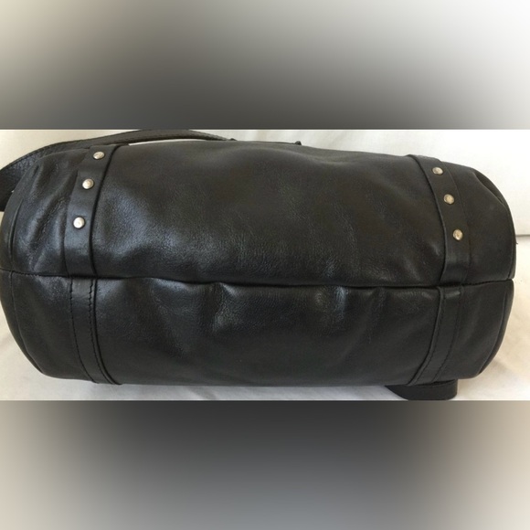 PATRICIA NASH Black Leather Benvenuto Tote - Picture 7 of 10